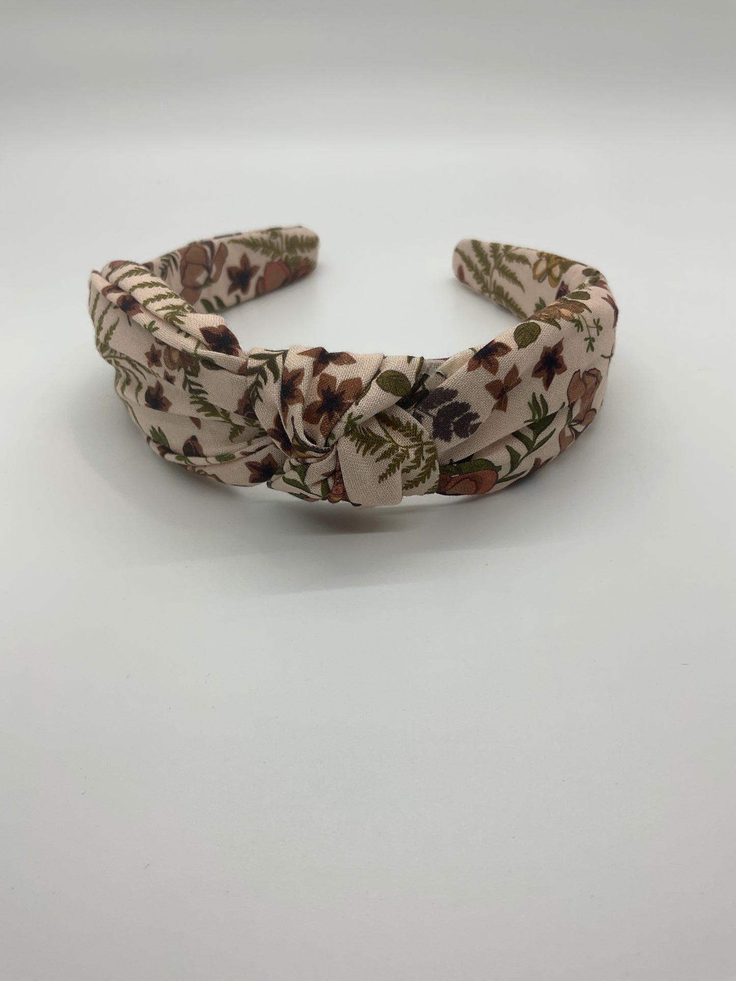 Floral forest knotted headband