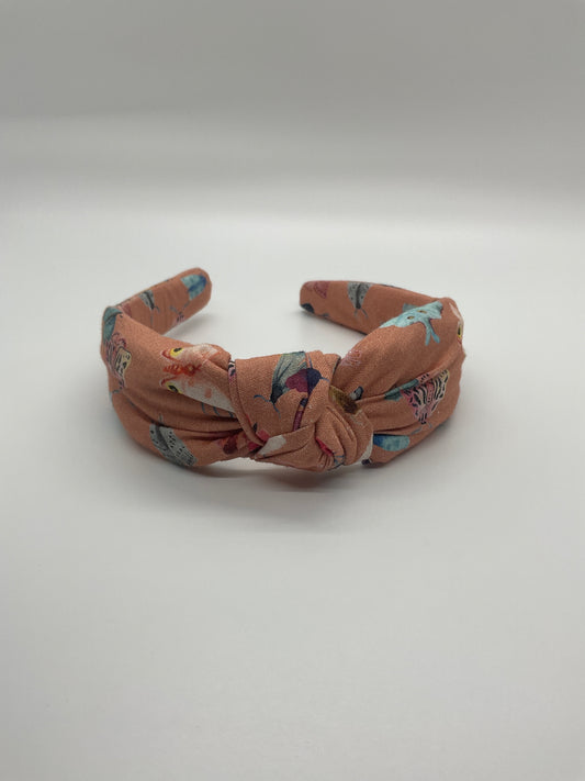 Butterfly knotted headband