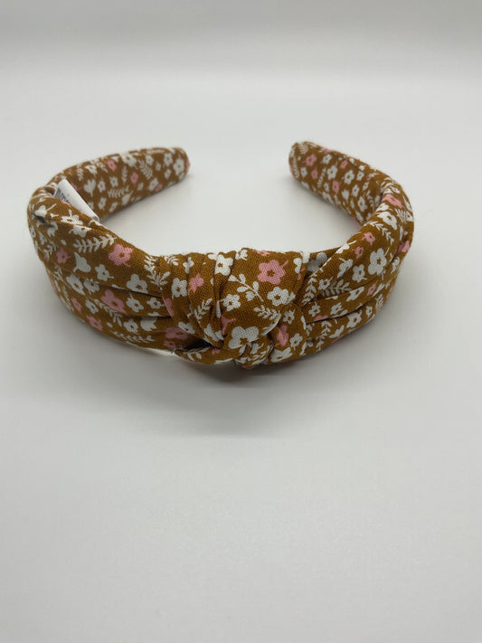 Ditsy flower knotted headband