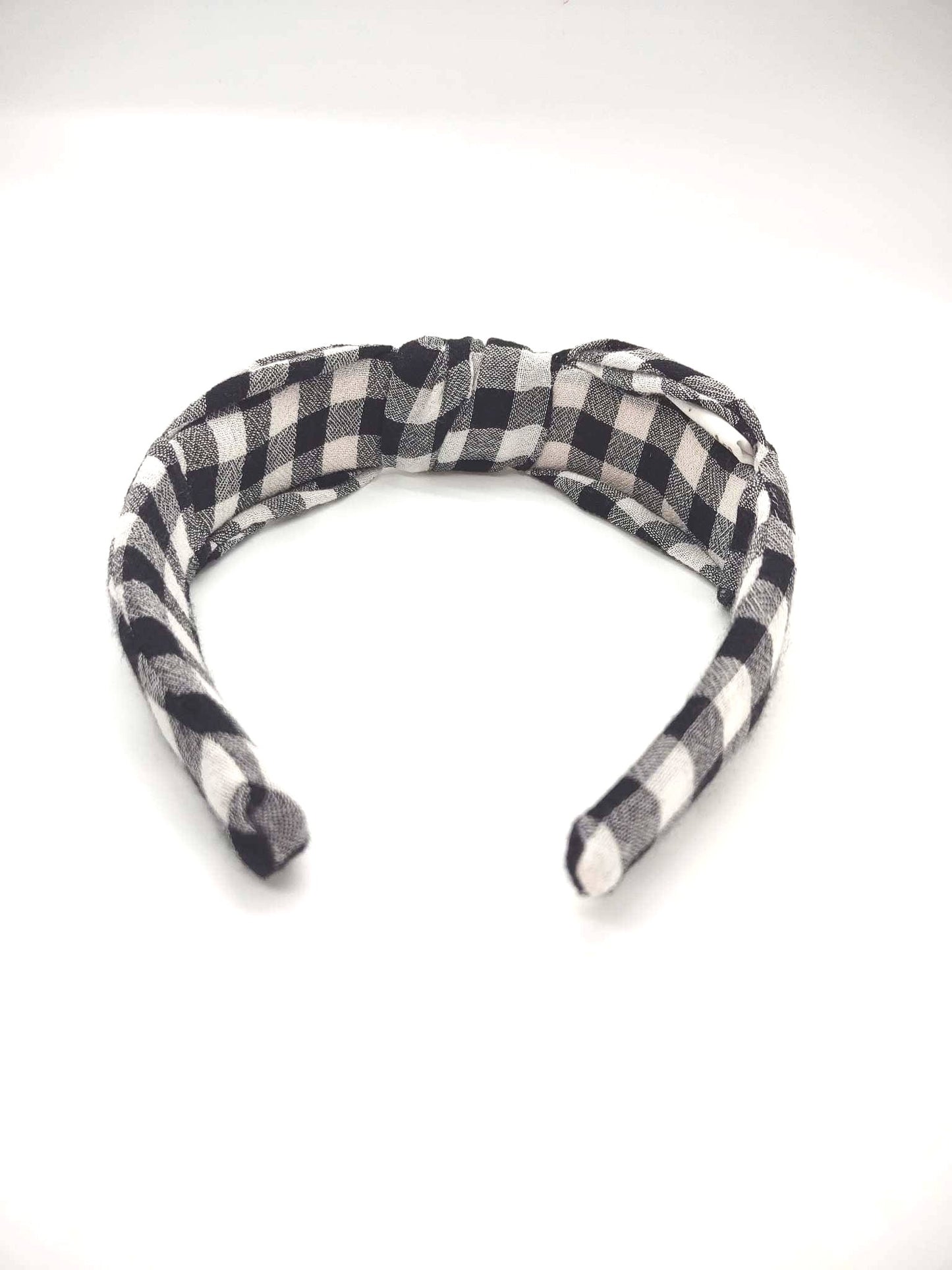 Checker knotted headband